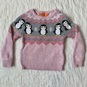 Mountain Warehouse Kids Pink Penguin Sweater 2T